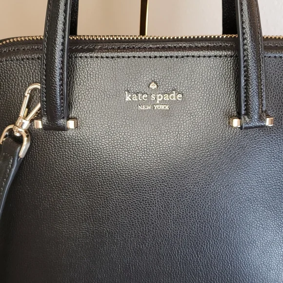 🎉HP🎉! Kate Spade ♥️NWT♥️ Medium Black Dome Satchel! - Picture 2 of 16